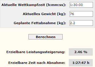 Laufzeitrechner Formular